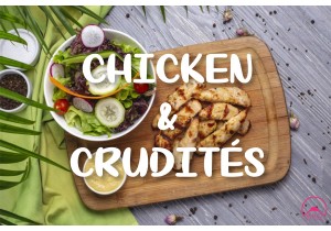 วิธีทำ CHICKEN AND CRUDITÉS